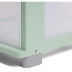 Rangement|Gifi Tour de rangement à 4 tiroirs plastique vert 27x37x82,7cm