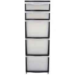 Rangement|Gifi Tour de rangement 5 tiroirs L37xl26,8xH81,5cm