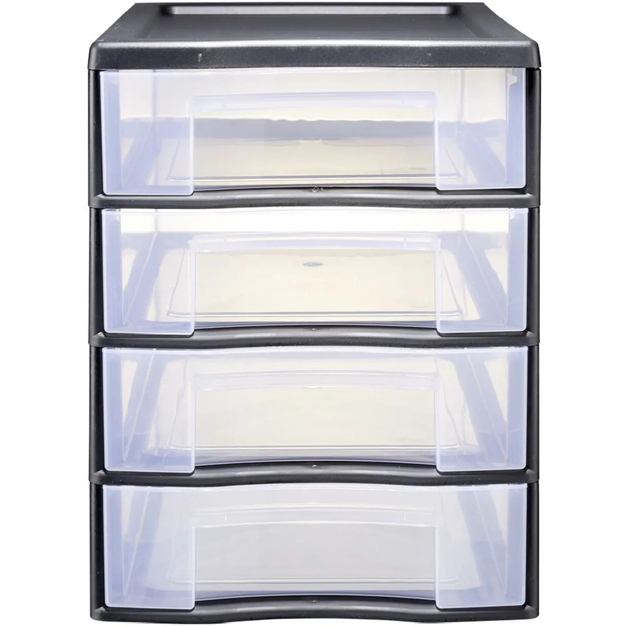Rangement|Gifi Tour de rangement 4 tiroirs format A4 noir