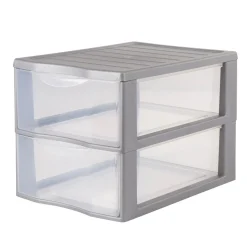 Rangement|Gifi Tour de rangement A4 plastique gris
