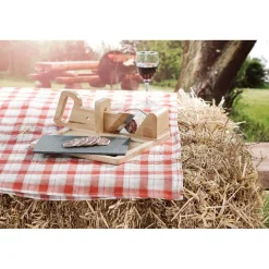 Trancheuse à saucisson avec plateau ardoise^Gifi Online