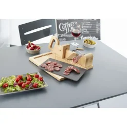 Trancheuse saucisson bois^Gifi Discount