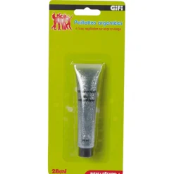 Sale Gifi Tube de paillettes argentées