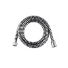 Gifi Tuyau de douche gris argenté et noir 2 m