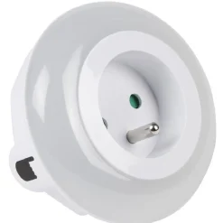 Best Gifi Veilleuse à led 3 couleurs avec prise murale intégrée