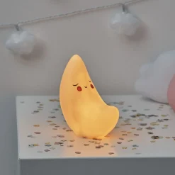 New Gifi Veilleuse forme lune jaune