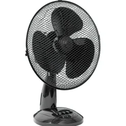 Online Gifi Ventilateur de table noir Homday
