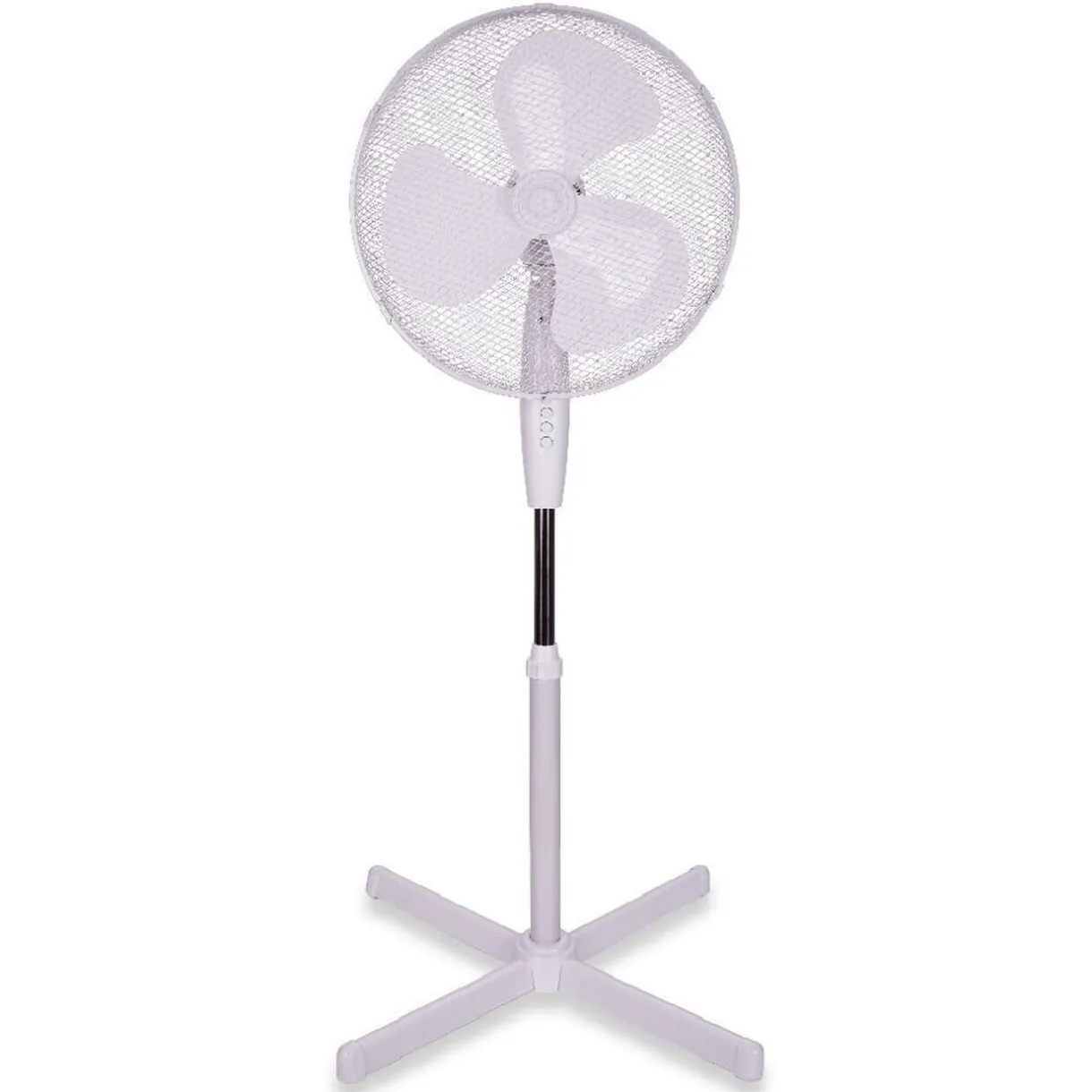 Discount Gifi Ventilateur sur pied - 3 vitesses - 50W - blanc