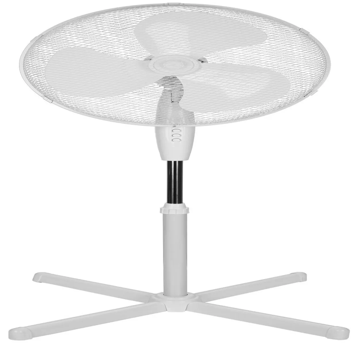 Discount Gifi Ventilateur sur pied - 3 vitesses - 50W - blanc