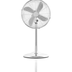 Best Gifi Ventilateur sur pied gris chromé Homday 40 cm