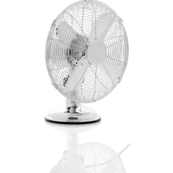 Hot Gifi Ventilateur sur table gris chromé Homday 30 cm