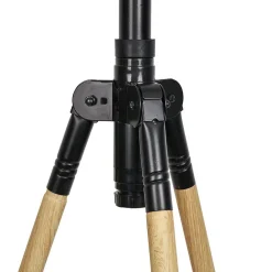 Gifi Ventilateur trépied effet bois Homday