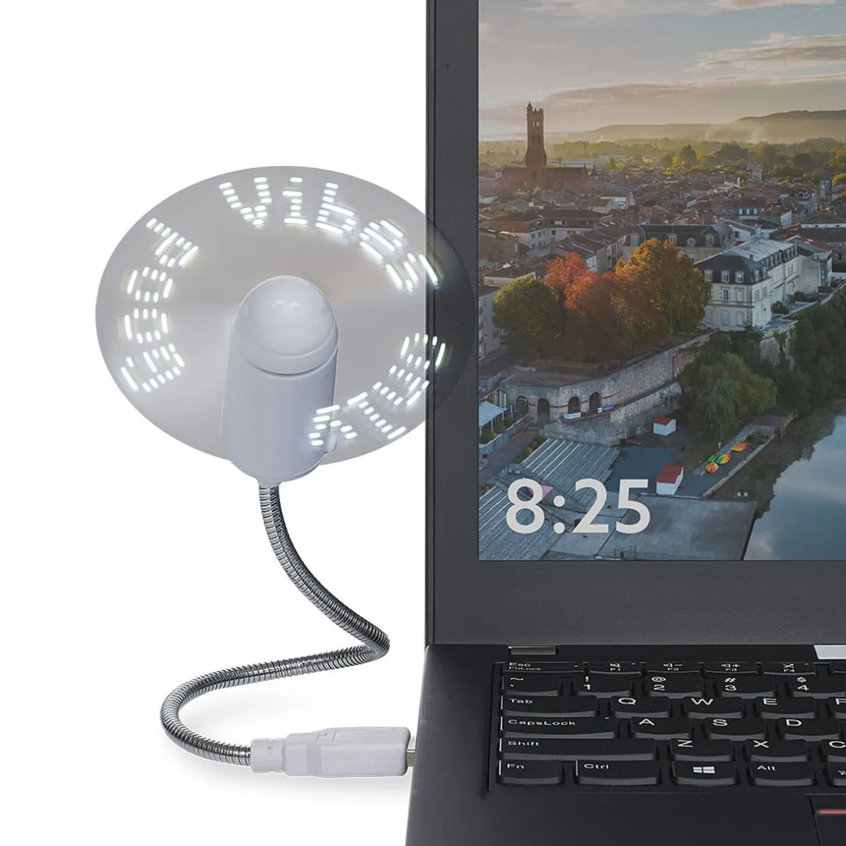 New Gifi Ventilateur USB avec message LED