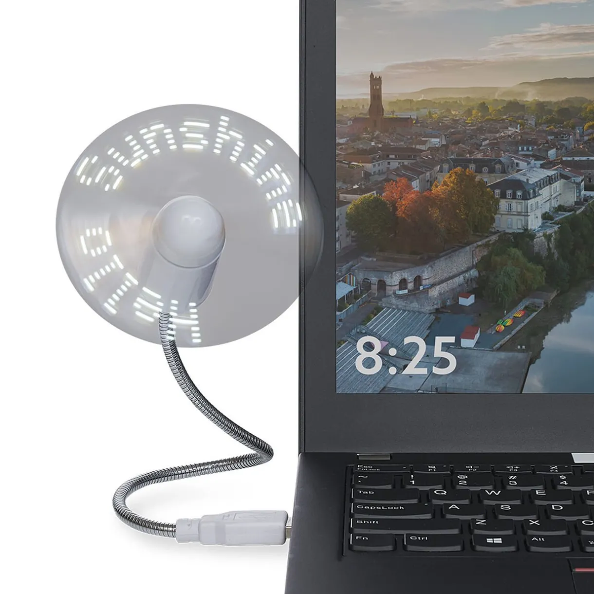 New Gifi Ventilateur USB avec message LED
