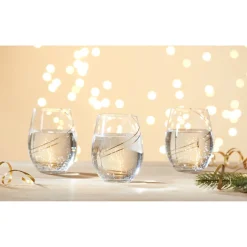 Verre à eau avec ruban doré x4^Gifi New