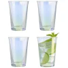 Verre à eau irisé transparent 29cl x4^Gifi