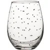 Verre à eau transparent motif pois^Gifi Outlet