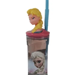 Verre à paille figurine La Reine des Neiges Elsa^Gifi Best