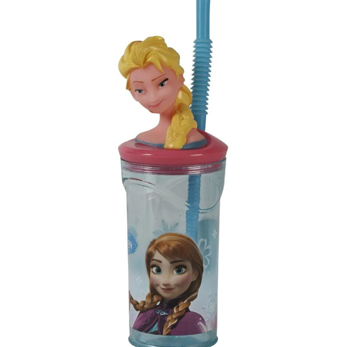 Verre à paille figurine La Reine des Neiges Elsa^Gifi Best