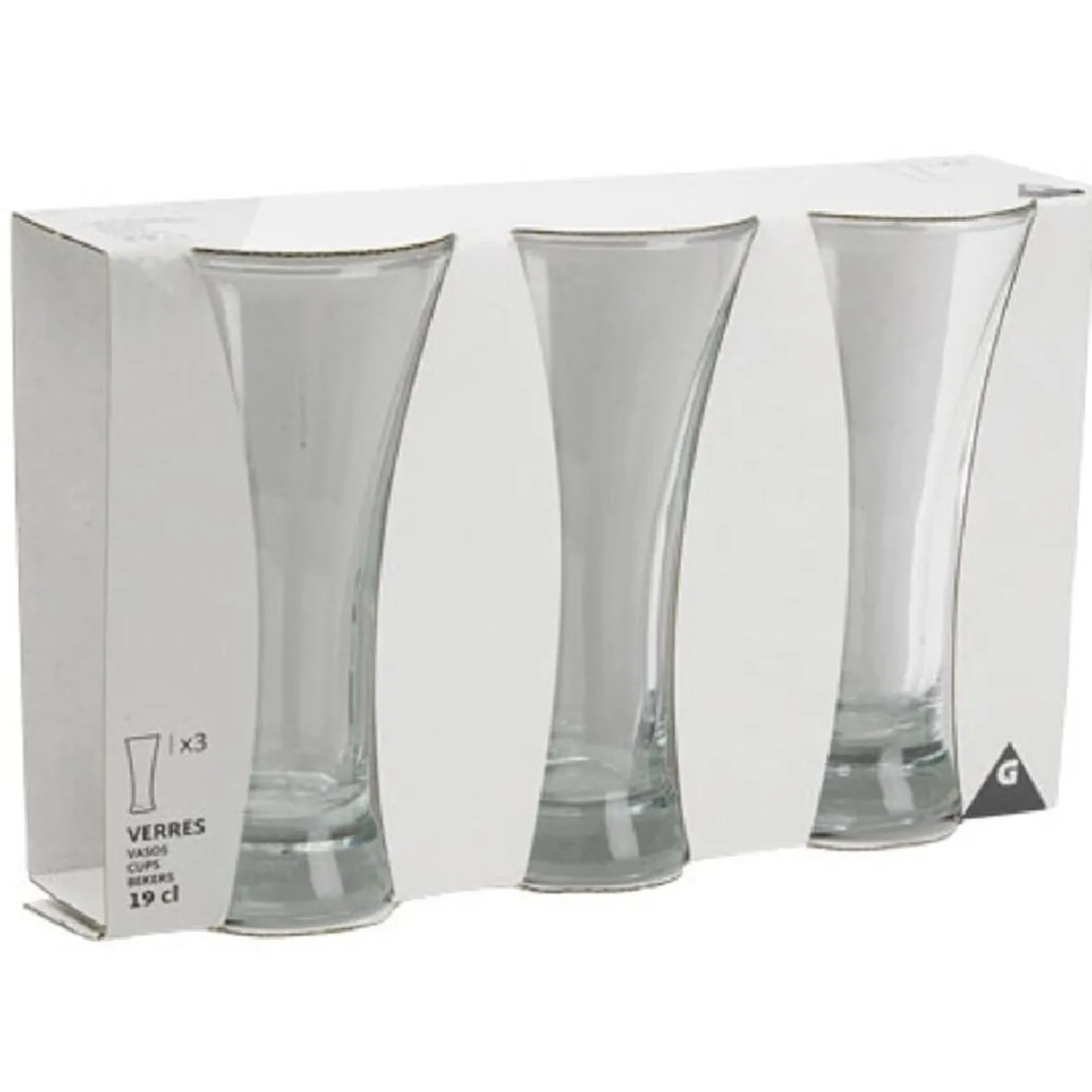 Verre à pastis 19cl x3^Gifi Hot