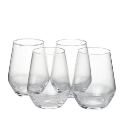Verre à pied 47 cl x4 avec gobelet en verre 40 cl x4^Gifi New