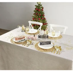 Verre à pied avec liseré doré 38 cl x4^Gifi New