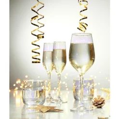 Verre à pied Kira doré 35cL x4^Gifi New