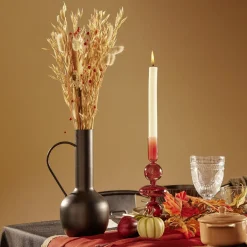 Verre à pied motif baroque 310ml H17cm^Gifi Discount