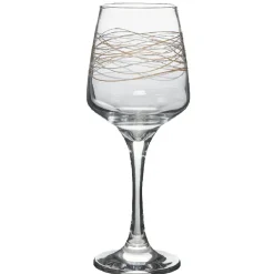 Verre à pied spirale x3^Gifi Outlet