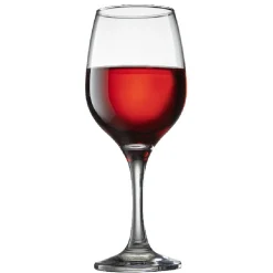 Verre à vin à pied en verre x 4^Gifi Outlet