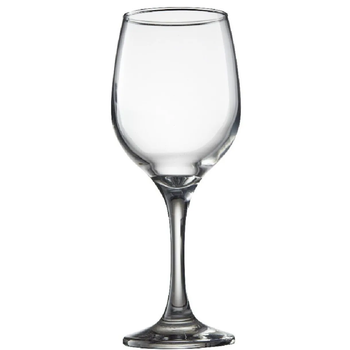 Verre à vin à pied en verre x 4^Gifi Outlet