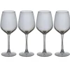 Verre à vin argenté x4^Gifi Discount