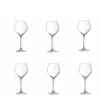 Verre à vin blanc pied cristallin Wine Emotion 35 cl x6^Gifi Hot