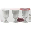 Verre à vin pied Elba x3^Gifi Online