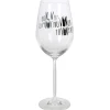 Verre à vin XL sur pied inscription Tu vin ou tu vin pas ? 75 cl^Gifi Online