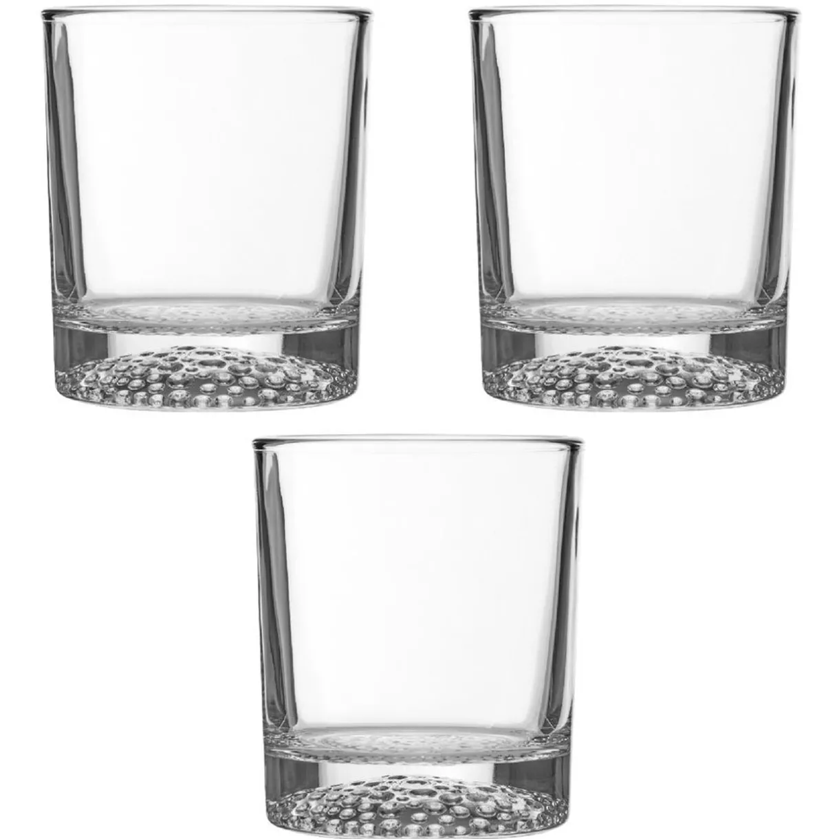 Verre à whisky fond martelé x3^Gifi Discount