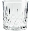 Verre à whisky transparent ciselé 33 cl x4^Gifi