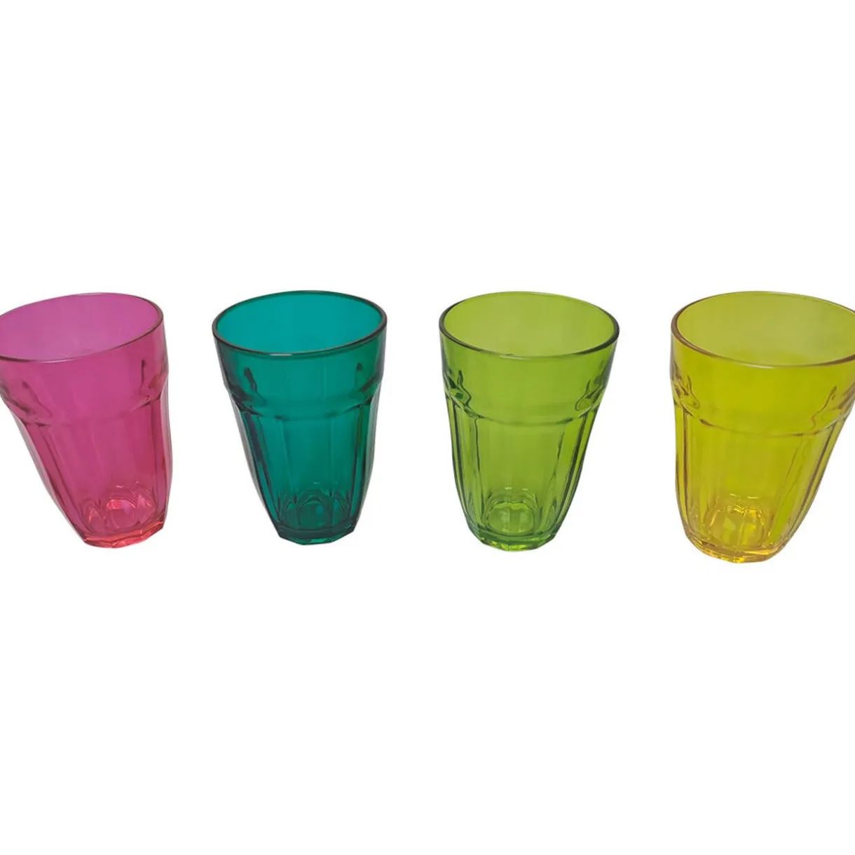Verre bas coloré en verre 23 cl x 8^Gifi Best