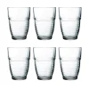 Verre bas transparent 26 cl x6^Gifi