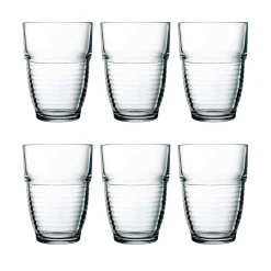 Verre bas transparent 26 cl x6^Gifi