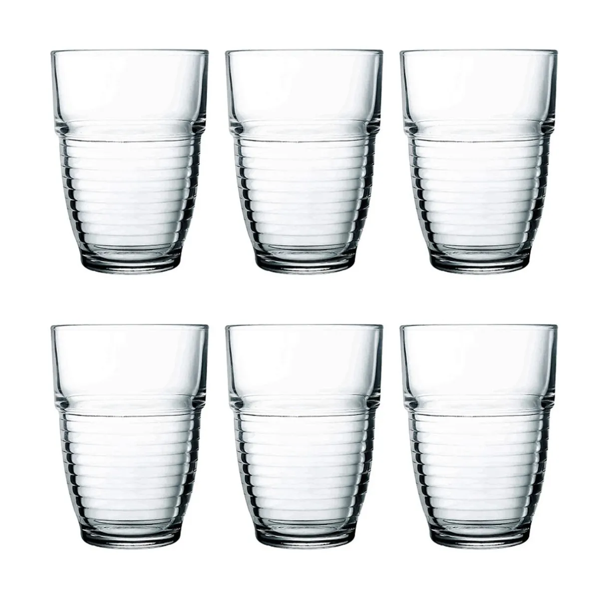 Verre bas transparent 26 cl x6^Gifi