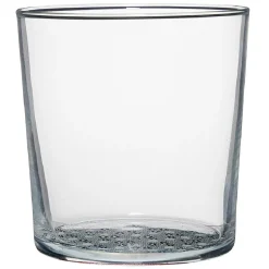 Verre bas transparent fond imprimé 34,5 cl^Gifi Clearance