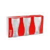 Verre Coca-Cola transparent x3^Gifi Sale