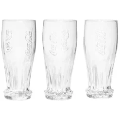 Verre Coca-Cola transparent x3^Gifi Clearance
