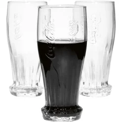 Verre Coca-Cola transparent x3^Gifi Clearance