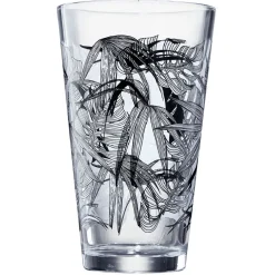 Verre conique bas motif feuillage 32,5 cl x3^Gifi Outlet