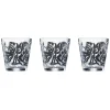 Verre conique bas motif feuillage 25,5 cl x3^Gifi Clearance