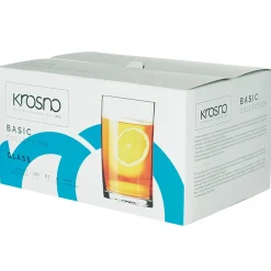 Verre cylindre Krosnobasic transparent 25 cl^Gifi Hot