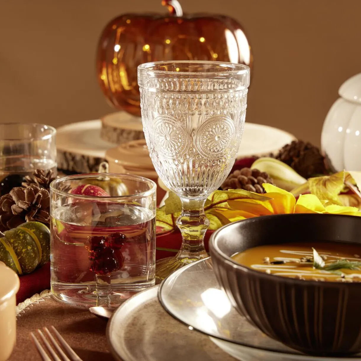 Verre décor écureuil 350ml Ø8xH8,5cm^Gifi