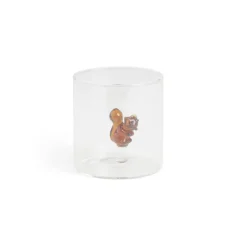 Verre décor écureuil 350ml Ø8xH8,5cm^Gifi